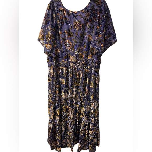 NWT Anthropologie Maxie Somerset Velvet edition dress size 3x - Picture 2 of 9